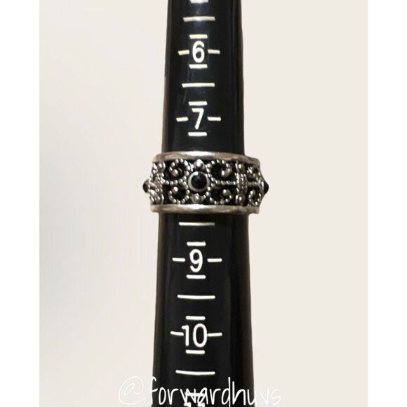 Bundle Sale 3 for $15 | Silver Tone Size 7.5 Rhinestone Ring - Picture 4 of 7